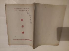 1960年河北省少年田径、体操运动大会   秩序册  2