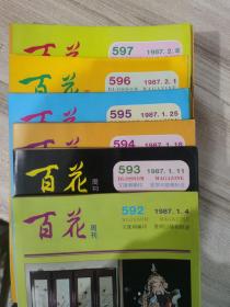 百花1987年1月4日-12月27日.52册全.总第592-643期