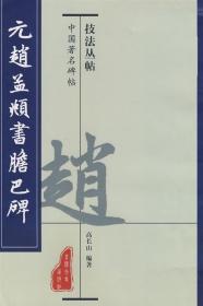 中国古代名家碑贴技法丛书：元赵孟頫书胆巴碑