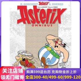 英文原版 高卢英雄历险记 4-6 合订本 卷二 儿童漫画 Asterix Omnibus 2 角斗士阿斯特克斯 环游高卢 与埃及女王的任务