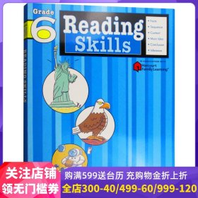 英文原版 Flash Kids 阅读技能：6年级 Reading Skills: Grade 6 (Flash Kids Harcourt Family Learning)