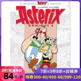 英文原版 高卢英雄历险记 16-18 合订本 卷六 儿童漫画 Asterix Omnibus 6 阿斯特克斯在瑞士 神仙居 凯撒的桂冠