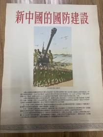 1952年对开宣传画《新中国的国防建设》