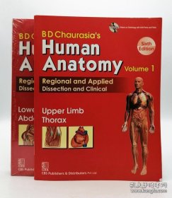 Human Anatomy Volume1.  Human Anatomy Volume2  英文原版-《人体解剖学》（卷一：上肢胸部）（卷二：下肢腹部和骨盆）（第六版）