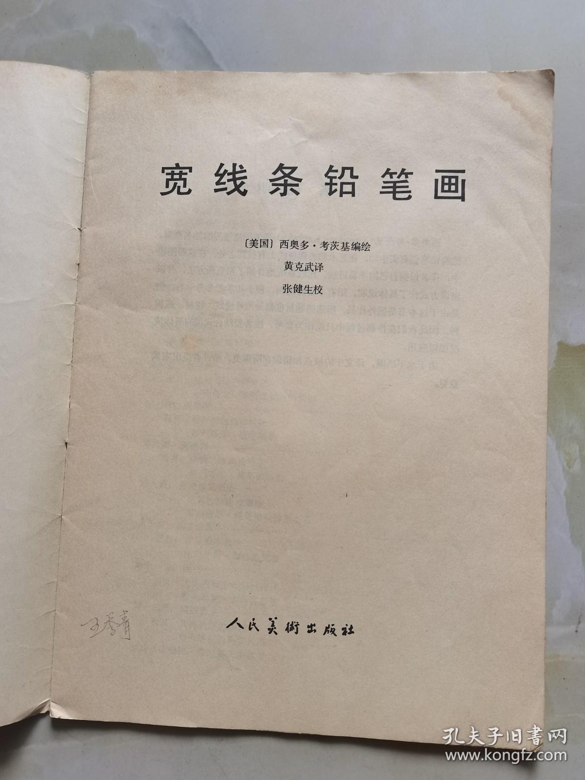 宽线条铅笔画