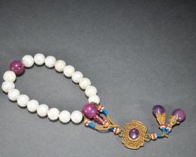 旧藏·珍珠寿字十八子手持