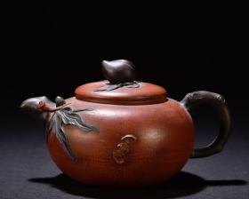 蒋蓉·紫砂寿桃钮茶壶