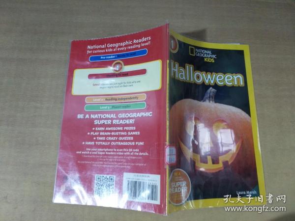 National Geographic Readers: Halloween【实物拍图 馆藏书带书皮标签】