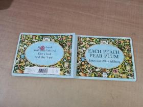Each Peach Pear Plum  JANET AND ALLAN AHLBERG【實物拍圖 內(nèi)頁干凈】