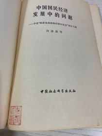 中国国民经济发展中的问题