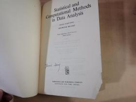 statistical and computational methods in data analysis数据分析中的统计和计算方法【实物拍图 扉页有字】