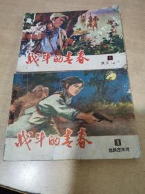 战斗的青春 （1）(2)两册合售 1978年9月一版一印 1979年3月一版一印【实物拍图 内页干净】