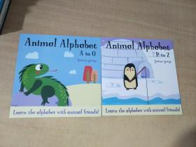 Animal alphabet A to O+Animal alphabet p to Z【实物拍图 内页干净】