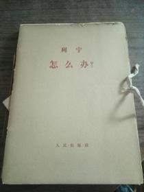 70年代大字本【怎么办？】 作者 ；马克思恩格斯斯大林列宁著作编译局  一函册全 16k 有封盒） 人民出版社