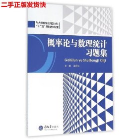 二手 概率论与数理统计习题集 诸天仁 重庆大学出版社