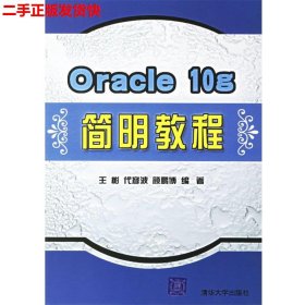 二手 Oracle 10g简明教程 王彬代彦波颜鹏博 清华大学出版社