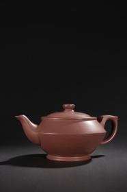 旧藏-泥素面茶壶