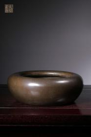 旧藏“大明宣德”款铜钵式炉