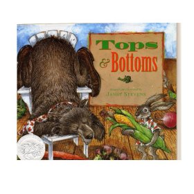 Tops & Bottoms 上面和下面（精装）1996年凯迪克银奖 9780152928513