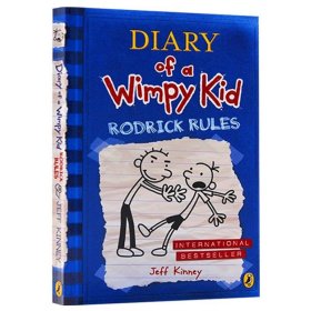 小屁孩日记2 罗德里克法则 英文原版小说 Diary of a Wimpy Kid Rodrick Rules 进口儿童图画故事漫画文学书籍 英文版