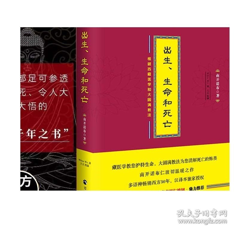 【活动价】出生生命和死亡 西藏生死书正版 西藏度亡经 透过佛法看世界 大圆满禅定休息简说宗教书籍佛教书籍西藏医学书籍佛教经书