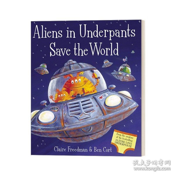 英文原版 Aliens in Underpants Save the World 内裤外星人拯救世界 儿童绘本 英文版 进口英语原版书籍