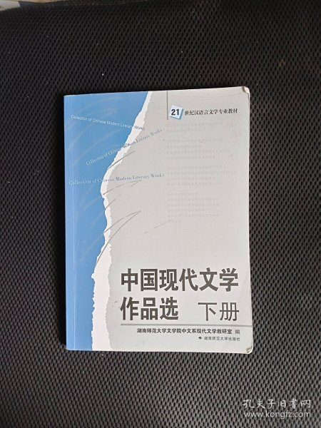 中国现代文学作品选