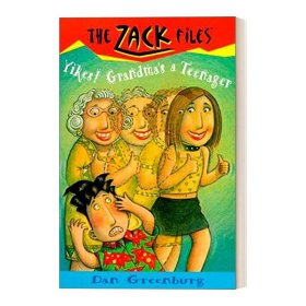 英文原版 The Zack Files 17 Yikes! Grandma's a Teenager 札克档案系列17 儿童冒险章节桥梁书 Dan Greenburg 英文版 进口英语书