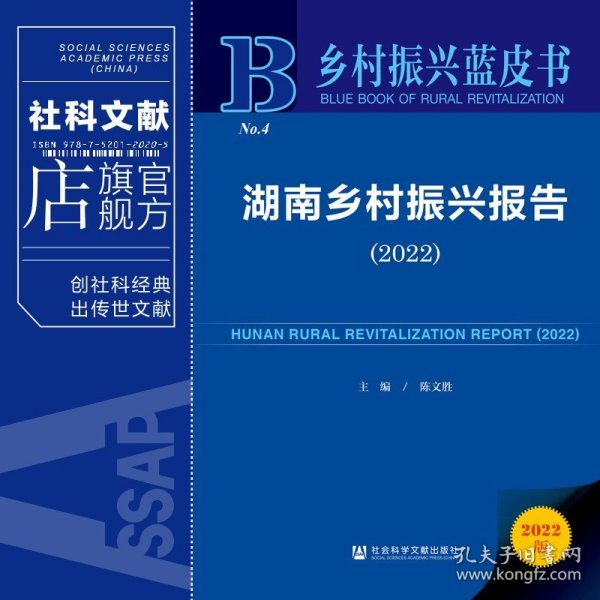 乡村振兴蓝皮书：湖南乡村振兴报告（2022）