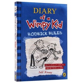 小屁孩日记2 罗德里克法则 英文原版小说 Diary of a Wimpy Kid Rodrick Rules 进口儿童图画故事漫画文学书籍 英文版