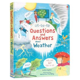 你问我答科普翻翻书系列 天气 英文原版 Lift the Flap Questions and Answers Weather 少儿认知科普绘本 英文版英语百科知识启蒙