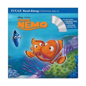 英文原版 Finding Nemo Read-Along Storybook and CD 英文版 进口英语原版书籍