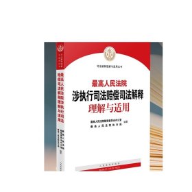 最高人民法院涉执行司法赔偿司法解释理解与适用