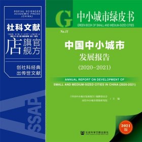 现货 正版 中国中小城市发展报告（2020-2021）《中国中小城市发展报告》编纂委员会 中小城市绿皮书 社会科学文献出版社