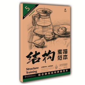 造型基础训练方法丛书5：组合静物结构素描范本（黄金典藏版）