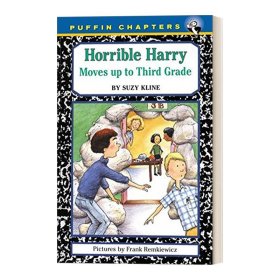 英文原版 Horrible Harry10 Horrible Harry Moves up to the Third Grade 可怕的哈里系列10 儿童章节桥梁书 英文版 进口英语书籍