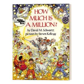 英文原版绘本  How Much Is a Million 一百万是多少 数学主题儿童绘本 英文版 进口英语原版书籍