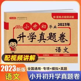 正版全新小学升初中/语文【真题卷】 2023小升初真卷必刷题人教版 六年级下册试卷测试卷全套语文数学英语18套押题卷名校全真模拟真题卷小学升初中语数英系统总复习下