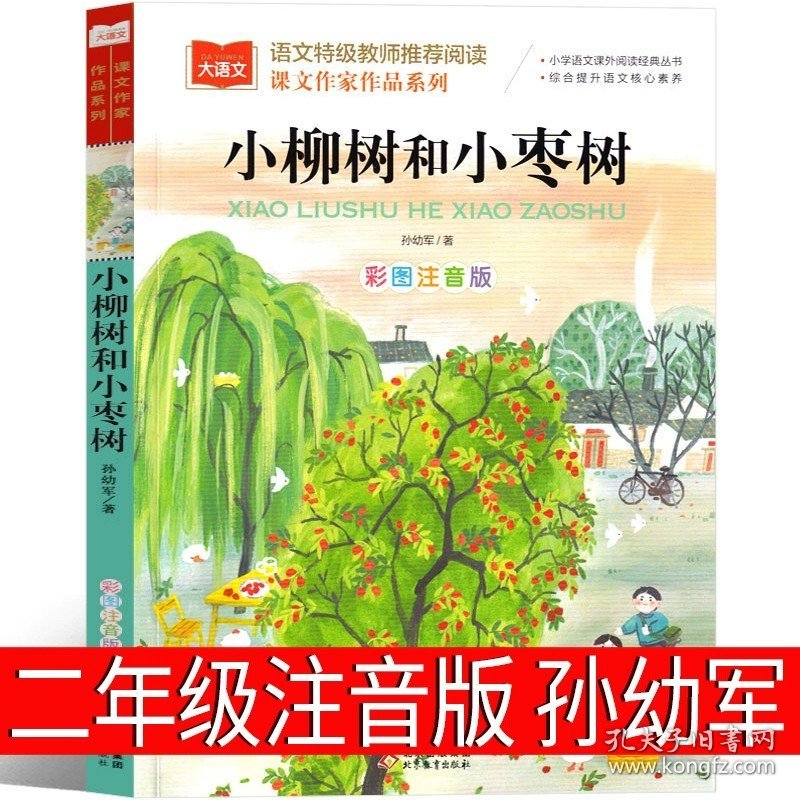 正版全新小枣树和小柳树（第40页课本同步） 汉字的故事二年级注音版60个有汉字的故事全套一年级书写给儿童的少儿读物图解汉字的童话王国起源演变我的第一本汉字书