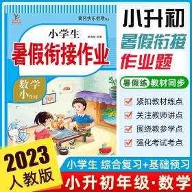 正版全新六年级下/【人教版】数学 2023新版六年级下册暑假作业全套语文数学英语3册人教版小学生黄冈暑假衔接复习预习练习册小学暑假作业本6六年级小升初衔接教材