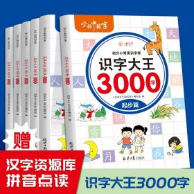 识字大王3000字（全6册）识字书幼儿认字有声伴读3-6岁幼小衔接一日一练象形识字启蒙