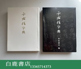 【白鹿书店】于右任字典 栗原芦水  雪江堂2006年初版