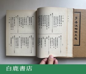 【白鹿书店】李善注昭明文选 上下 河洛图书1975年初版精装