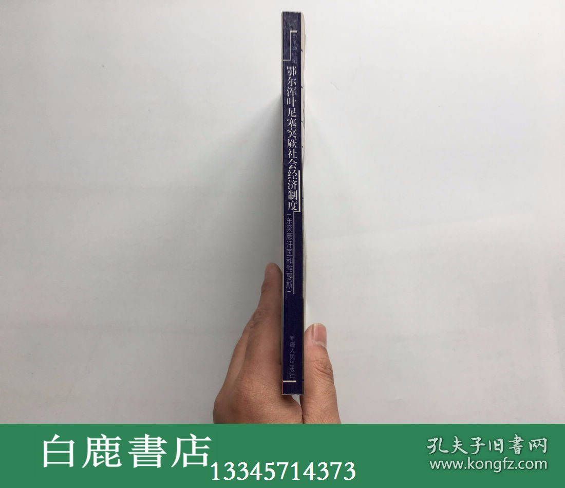 【白鹿书店】6至8世纪鄂尔浑叶尼塞突厥社会经济制度 东突厥汗国和黠戛斯 新疆人民出版社1998年初版