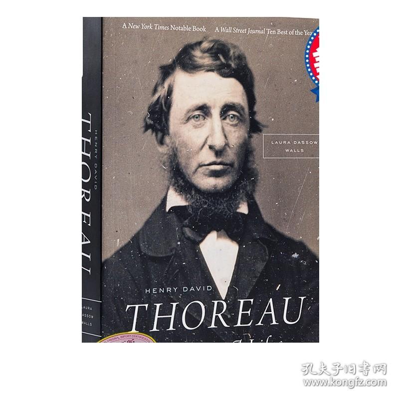 亨利·戴维·梭罗的一生 英文原版 Henry David Thoreau: A Life 人物传记