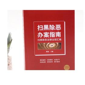 扫黑除恶办案指南 扫黑除恶法律法规汇编 戴福 法律出版社