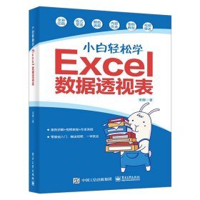 小白轻松学Excel数据透视表 excel数据分析书 Excel高效办公数据处理与分析 表格制作函数excel教程书籍 电脑办公软件自学教材书