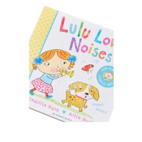 现货 Lulu Loves Noises 露露爱声音 LuLu系列 低幼亲子益智启蒙游戏操作书 纸板书 英文原版 3-6岁