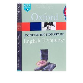 The Concise Oxford Dictionary of English Etymology 英文原版 牛津词典 牛津简明英语词源词典 T F Hoad