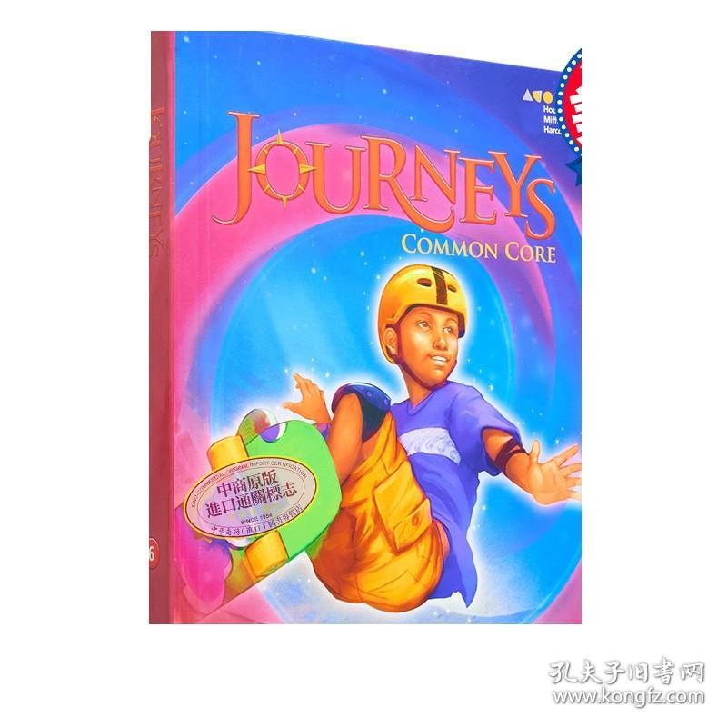 现货 Journeys Common Core Student Edition Grade 6 Houghton Mifflin